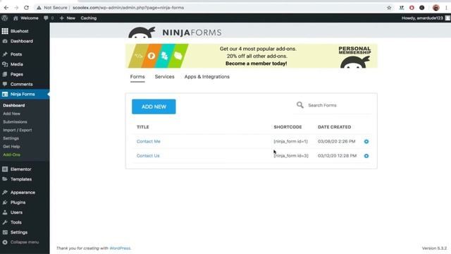 How to Add Contact form Easily in WordPress | Ninja Forms смотреть онлайн