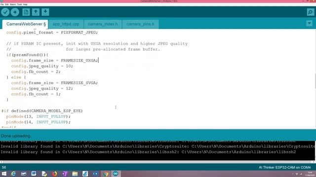 ESP32 Camera - Arduino Core basic example смотреть онлайн