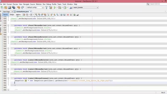Tutorial Design Menu Utama Modern Java Swing UI Netbeans (Part 2/3) смотреть онлайн