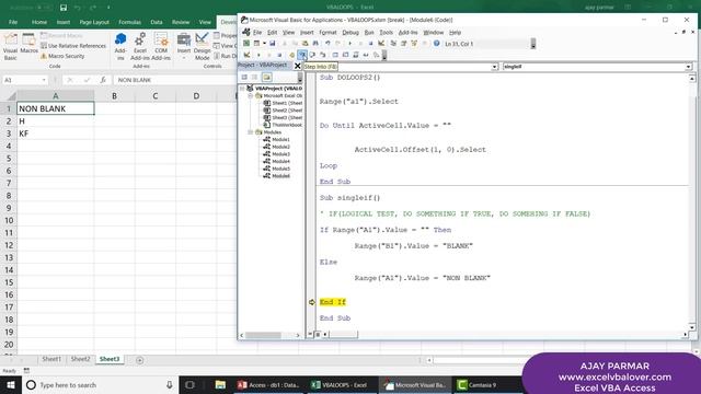 Introduction to Excel VBA LOOPS HINDI Series 6/15 Video 641 смотреть онлайн