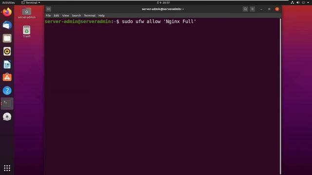 2020 "Nginx" Web Server installation on Ubuntu 20.04. смотреть онлайн