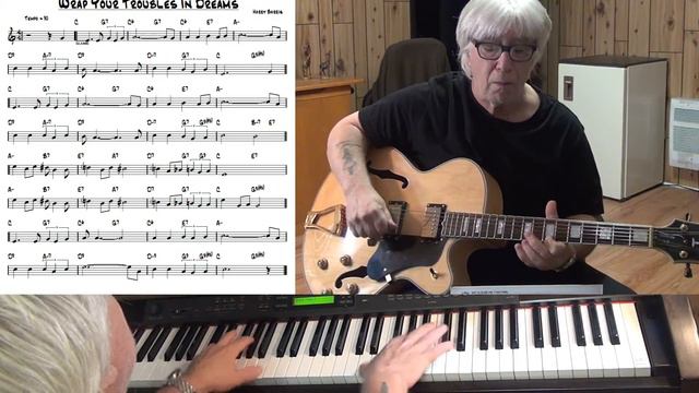 Wrap Your Troubles In Dreams - Jazz guitar & piano cover ( Harry Barris ) смотреть онлайн