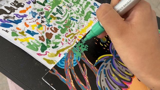 ИСТОРИЯ КАРТИНЫ // акриловые маркеры и придумывание сюжета смотреть онлайн