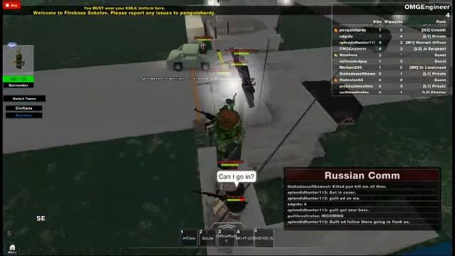 Roblox Russian Army Firebase Sokolov defense 1 смотреть онлайн