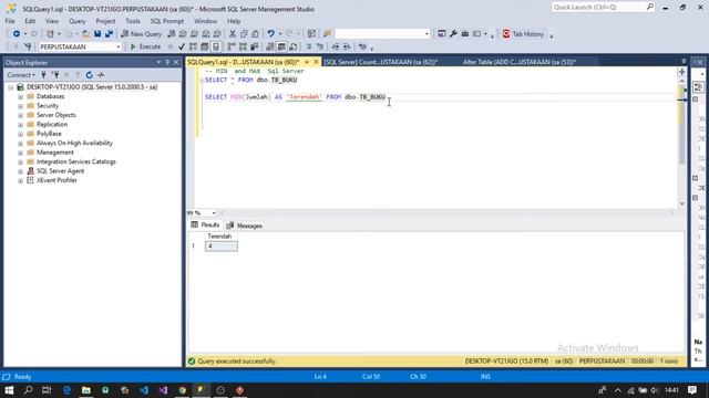 SQL Server Min And Max смотреть онлайн