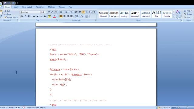 php array example смотреть онлайн