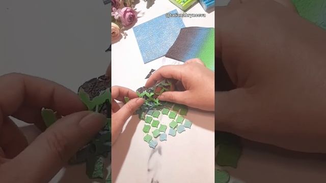 Моя первая 3Д картина из полимерной глины смотреть онлайн