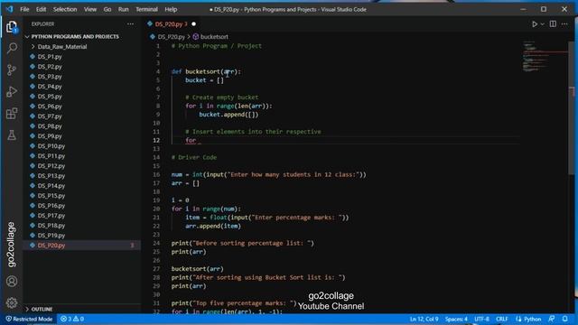 EP 20 | Language Python | Program | Project I go2collage смотреть онлайн