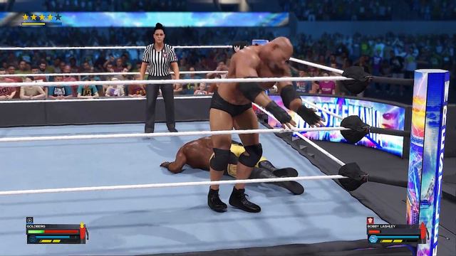 WWE 2K23 - Goldberg VS Bobby Lashley | Wrestlemania WWE 2024 [HD]