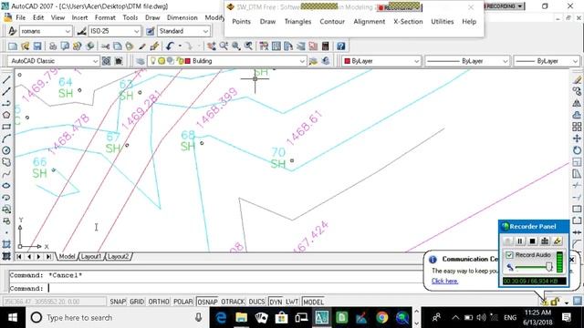 SWDTM Autocad manual for road survey смотреть онлайн