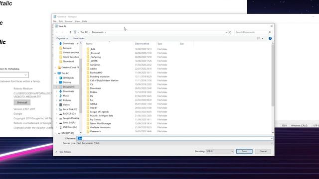 Change Font on Windows 10 System! NO SOFTWARE NEEDED! смотреть онлайн