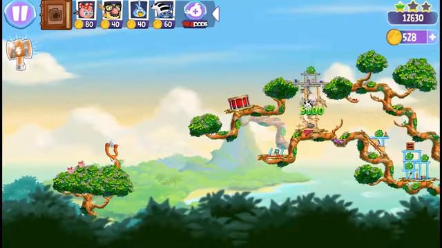 Angry Birds Stella - Gameplay Walkthrough Part 4 - Branch Out! 3 Stars! Willow! (iOS, Android) смотреть онлайн