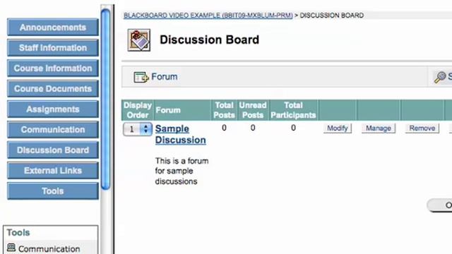 Blackboard: Create Discussion Board смотреть онлайн