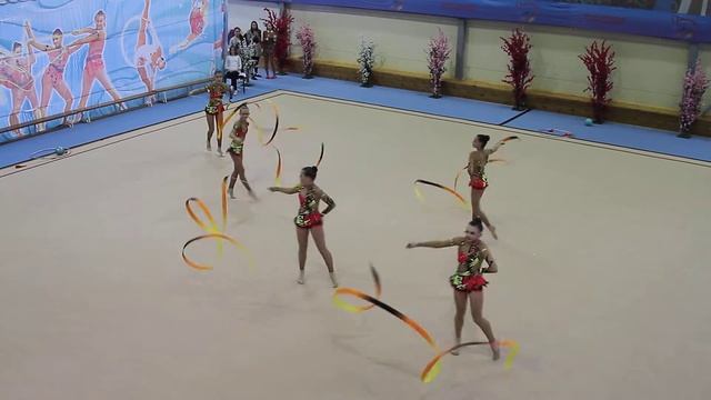 Художественная гимнастика_групповые упражнения