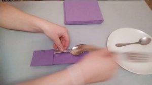 ? СЕРВИРОВКА СТОЛА: как красиво сложить бумажную салфетку. СПОСОБ "Конверт для приборов"✉️