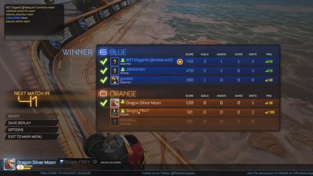 Рандомные заезды в Rocket League Часть 1 "Трус не играет в хоккей" смотреть онлайн