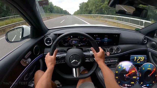 2022 Mercedes Benz E 300 d T 4MATIC 265 + 20 PS TOP SPEED AUTOBAHN DRIVE POV смотреть онлайн