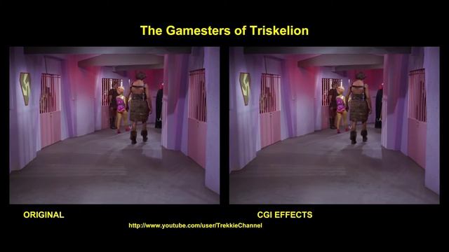 Star Trek - The Gamesters of Triskelion - visual effects comparison смотреть онлайн
