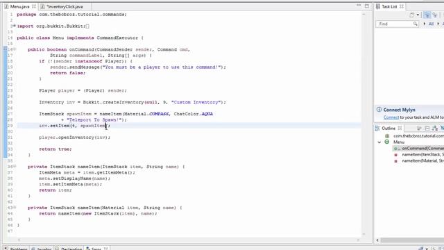 How To Make A Bukkit/Spigot Plugin | Episode 10 | Inventory GUI