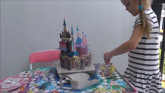 Волшебный замок Принцессы Дисней Настольная игра Board game Pop-up Magic Castle Game Disney Princes смотреть онлайн
