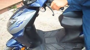 Погрузка скутера на легковой прицеп Крепыш. фараж.рф