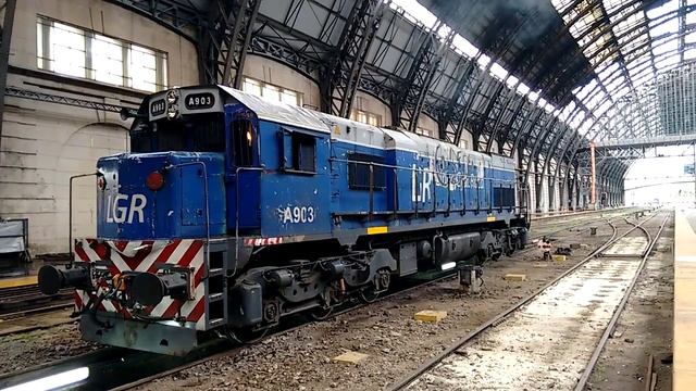 Arranque locomotora GT22 A903 en Retiro Mitre смотреть онлайн