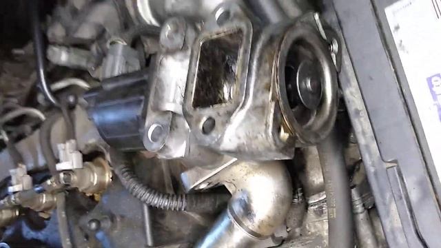 Opel Zafira Опель Зафира 1.7cdti A17DTR клинит клапан EGR в открытом состоянии смотреть онлайн