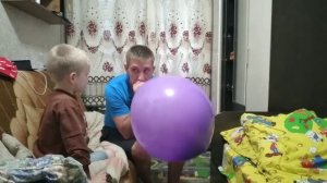 ЛОПНЕТ ИЛИ НЕТ ,НАДУВАЕМ БОЛЬШОЙ ШАР, ВОЗДУШНЫЙ ШАР.