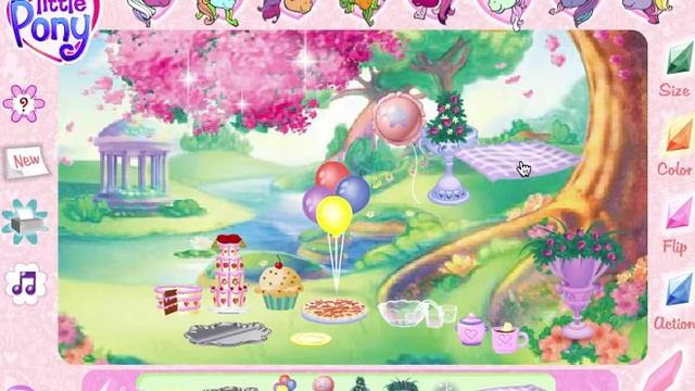 My little pony flash game (Friendship Ball, Pond) смотреть онлайн
