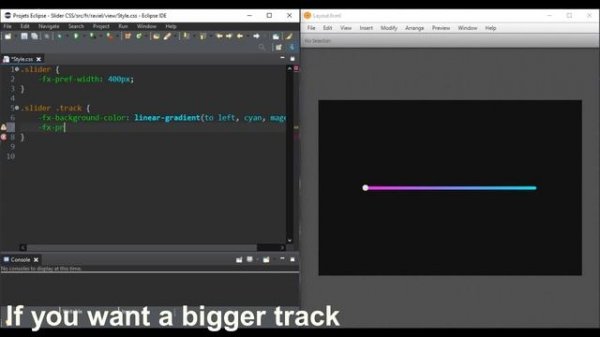 How to CSS a Slider in JavaFX | Java 16