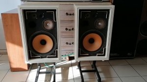 Akai SW155 FULL ALNICO 3WAY System speakers from early 70' Artec 225d vacuum tube amp
