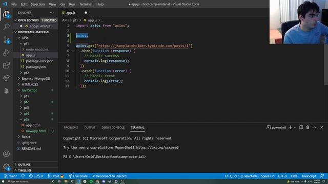 APIs: Using Axios to Query an API in JavaScript смотреть онлайн