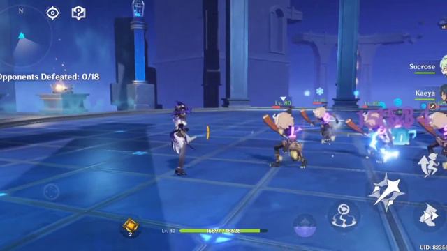 Sucrose Test (Stats, weapon and artifacts set) Genshin Impact смотреть онлайн