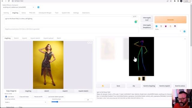 Animation with ControlNet, almost perfect! смотреть онлайн