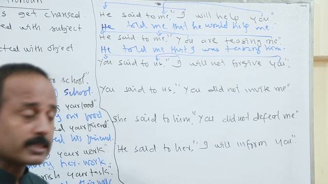 Direct & Indirect Speech part 2 | Change of pronouns | Explain By Parvaiz Solangi | #SolangiParvaiz смотреть онлайн