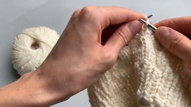 Шапка с косами на спицах 5 мм смотреть онлайн