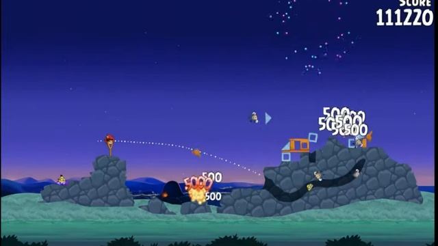 Angry Birds Rio Rocket Rumble Уровень за 50 Звёзд - Прохождение на 3 Звезды - 3 Star Walkthrough смотреть онлайн