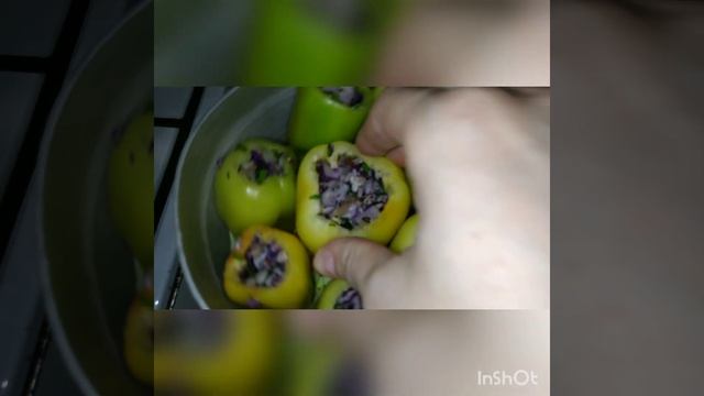 ??Фаршированые перцы ??с грибами?? и капустой ?*vegan смотреть онлайн