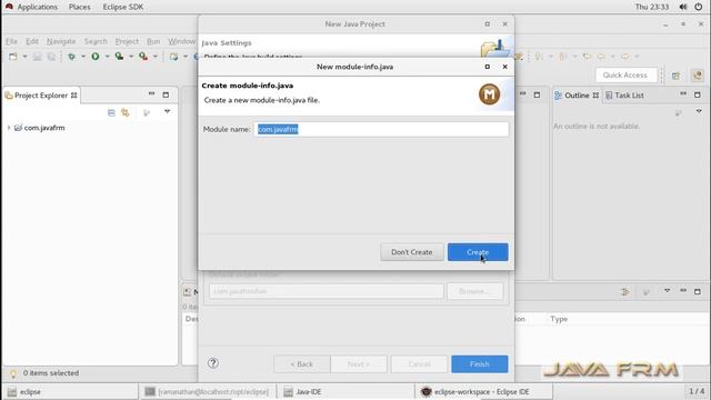 Eclipse 2018-12 Installation on Redhat Enterprise Linux 7 and Java 11 Modular Programming смотреть онлайн