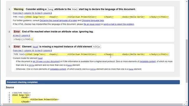 Validating your HTML Code (W3C validator) смотреть онлайн