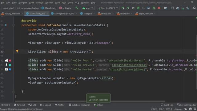 Onboarding - Slide Screens | Intro Screen Layout | View Pager Setup | Urdu/Hindi смотреть онлайн