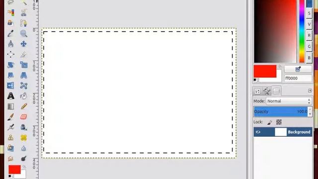 Gimp 2.8 - Dashed Border смотреть онлайн