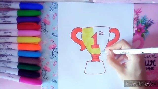 Как нарисовать рисунок для папы "Best DAD". смотреть онлайн