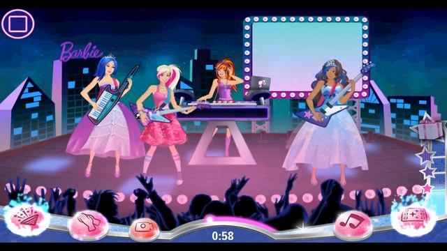 Барби рок-принцесса стань Суперзвездой/ Superstar Barbie игра как мультик для девочек смотреть онлайн
