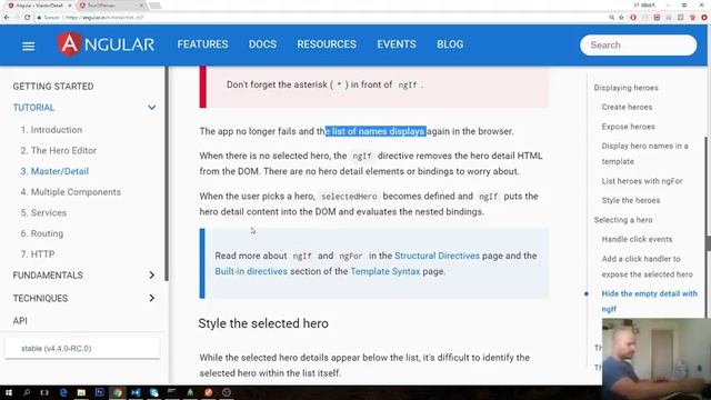 Angular's Tour Of Heroes (Angular4/2) смотреть онлайн