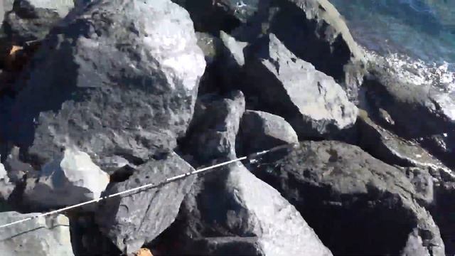 Рыбалка в море на донку! Ловля окуня на спиннинг с берега. Приморский край Японское море. смотреть онлайн