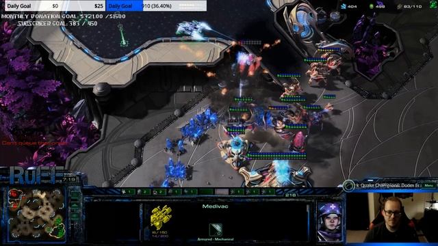 StarCraft 2 (RuFF Highlight): Banshee Cruiser Thors