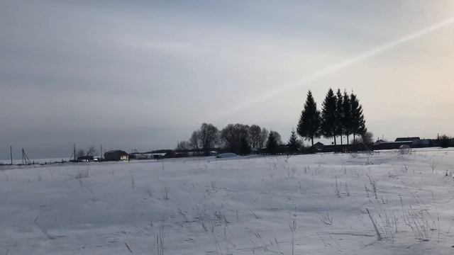 Зима уходить не хочет / Прогулка по местности нашей деревни смотреть онлайн
