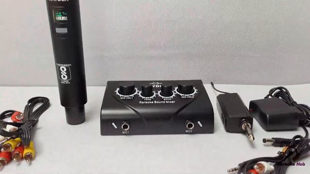 Karaoke Sound Mixer Dual Mic Inputs with Sound Mixer Professional Audio System With One Wireless Mi смотреть онлайн