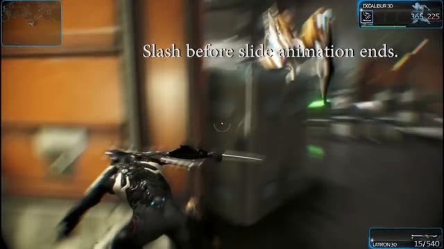 Warframe Slide Slash Technique смотреть онлайн